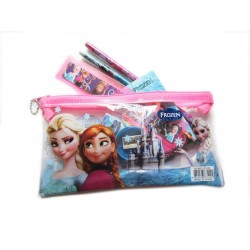 Character 7pc Stationery Set in PVC pencil bag- assorted characters (pack of 12)