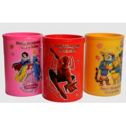 Cartoon Double Hole Tidy Sharpeners-assorted characters- pack of 12