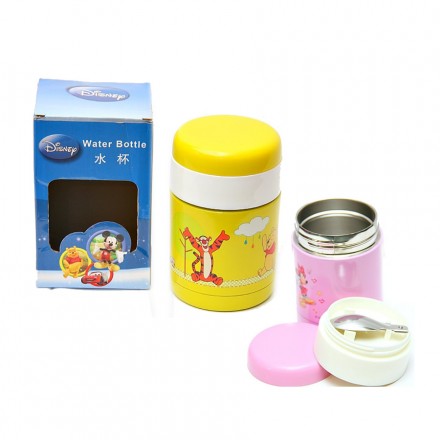 Disney Thermosteel Lunch Jar- 350ml (Mickey, Minnie, Pooh)