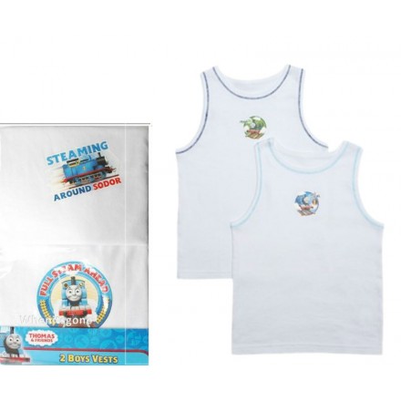 Thomas the Tank Engine 2pack cotton vests ( 18mths-5yrs)