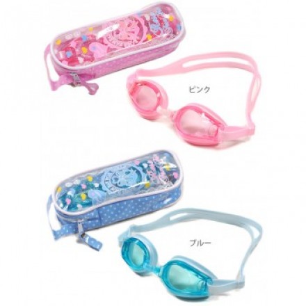 Kids Anti-fog Swimming Goggles In Case- assorted colours