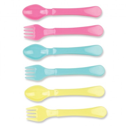 Baby King Set of 6 Easy Grip Cutlery Set