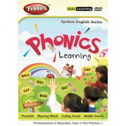 Pebbles Phonics Learning For kids DVD (3-5 Yrs)
