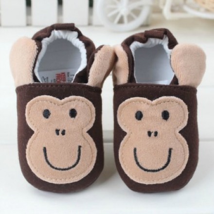 Baby Monkey Prewalker Anti -slip Shoes- Unisex (0-3mths)