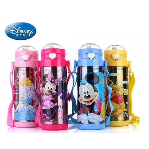 Disney Thermal Sipper Bullet Water Bottles- assorted
