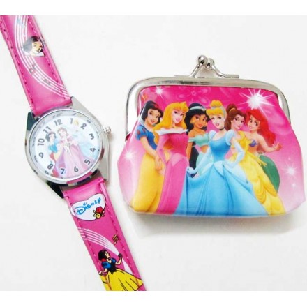 Character Coin Purse & Watch in blister card- assorted 