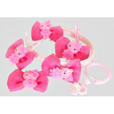 Girls Hello Kitty 7pcs accessory set
