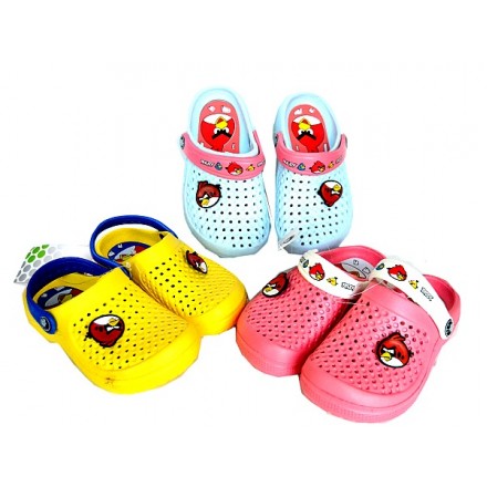 Angry Birds Kids Rubber Clogs- Size 24-29