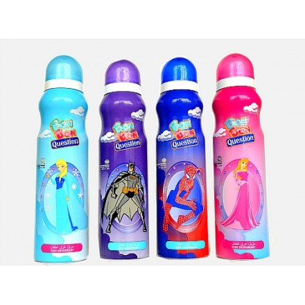 Bon-Bon Question Kids Body spray- assorted characters