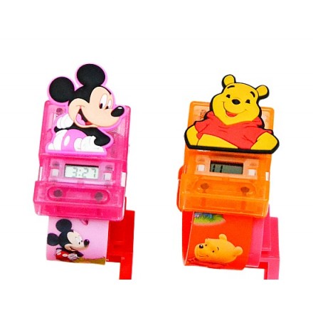 Character 3d Music & Lights Watch- assorted characters (latest designs)