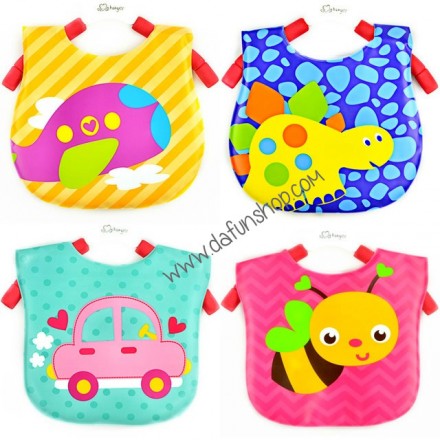 Baby Cute EVA Waterproof  bibs -assorted designs
