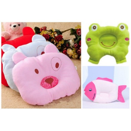 Animal Shape baby Head Support pillow- Frog, Fish, Bear