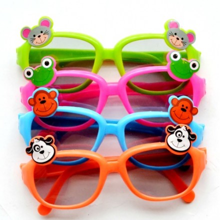Kids Animal Plastic Sunglasses- 4 pack