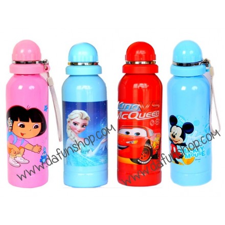 Cartoon Aluminium Drink Bottles- New design