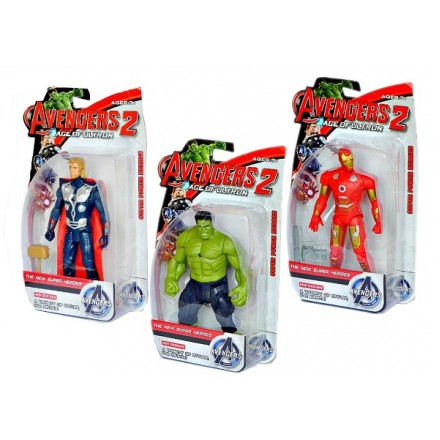 Avengers Age of Ultron Figure in Box with Light (Hulk, Thor, Iron man)