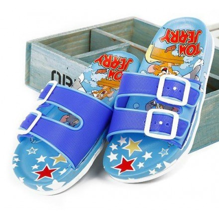 Cartoon Double Strap Eva Non-Slip Slippers- EUR Size 23-32 (Boys & Girls)