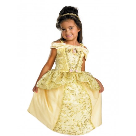 DISNEY PRINCESS BELLE DELUXE COSTUME (5-6yrs)