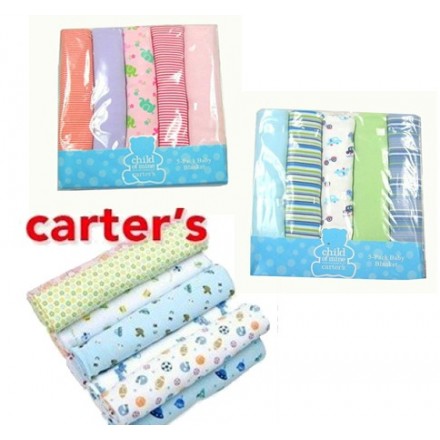 CARTERS CHILD OF MINE 5PK BLANKET SET