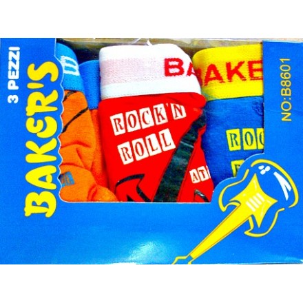 Bakers 3 pack boys cotton boxers 3-10yrs