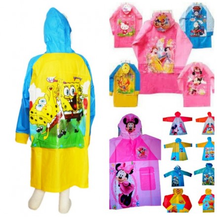 Character Children Raincoats- assorted characters