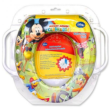 Character Soft Baby Potty Seat with Double handle- Kitty, Thomas, Mickey, Cars