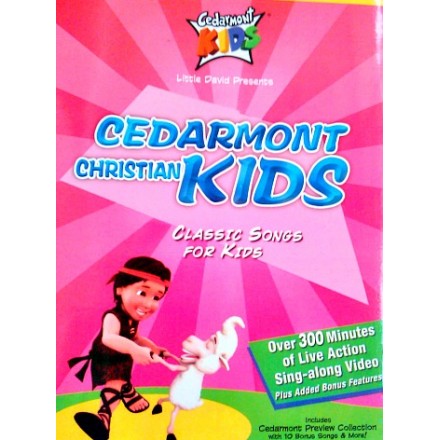 Cedarmont Christian Songs for kids 4 DVD Box Set