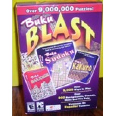 Buku Blast 9000 PC Games (SUDOKU, MAHJONG, KAKURO 3 CD Set)