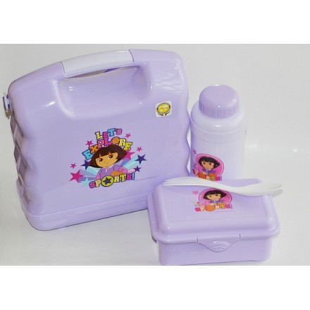 Technoplast Luigi School Lunchbox- Dora & Spiderman