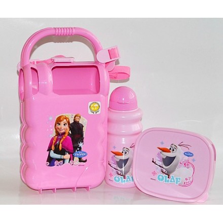 Technoplast Vertigo Lunch Combo Kit- includes bottle & plate - FROZEN