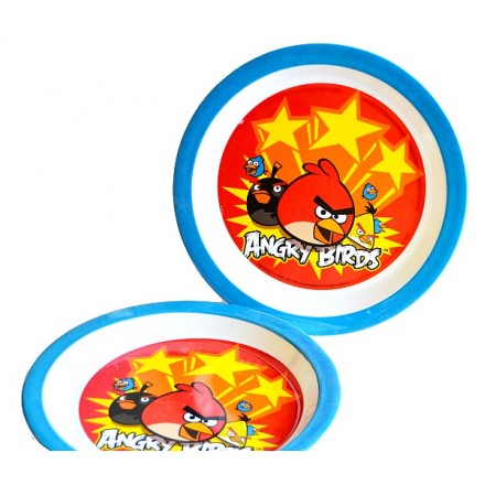 Kids Cartoon Melamine Round Plates- assorted designs