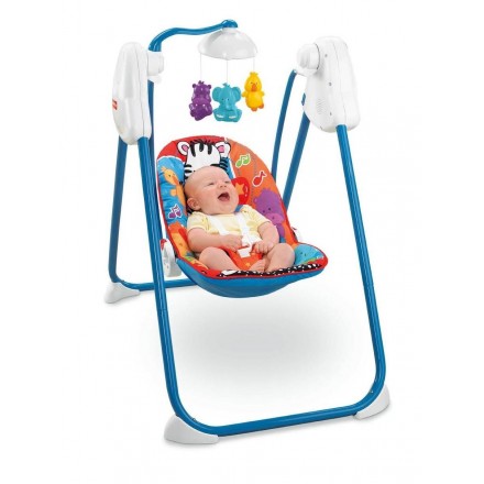 Fisher-Price - Adorable Animals Fold & Stow Swing