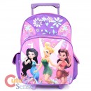 Disney TinkerBell Fairies Flower School Roller Backpack Large 16inch