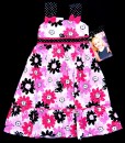 YoungHearts Dots & Flowers Cotton Frock (5, 6yrs)