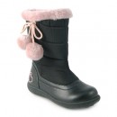Walkright Fur Pom Pom Boots- Size UK 2/34- REDUCED
