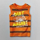 Toughskins Infant & Toddler Boy's Muscle Tee - Dirt Magnet (18mths)