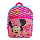 Disney Minnie One Cup or Two Large 16inch Backpack