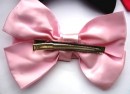 Satin Hair Ribbon Bow Clip