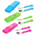 Baby Plus Toddler Cutlery in Case- 3 colours