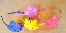 Girls Plastic Alice Hair Bands- assorted designs and colours