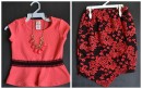 Kidz Winc Peplum 2pc Peplum top and skirt with Necklace (5-6yrs)