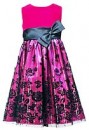  Rare Editions Flocked Mesh Dress- 3T -Out of stock