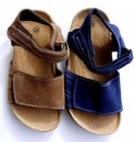 Funky Comfort Sandals Bold Band- Blue & Brown