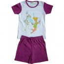 GIRLS DISNEY TINKER BELL SHORTIE PYJAMA SET( 4-10YRS)