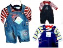 Infant Boys Dungaree Set By Cheeky Chimp- assorted designs