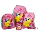 Disney Princess 4 in 1 Set (Wheeled Bag/ Backpack/ Trainer Bag/ Purse)