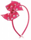  Large Polka Dot Fabric bow- assorted