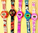 Character Sports Digital Watch- Hello kitty, ben10, barbie, princess, Spiderman