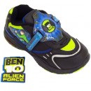Ben10 Alien Force Light Up Velcro Trainers- UK Size UK Size 10, 12