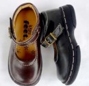 Kids Feet Toddler Girls Maryjane Shoes (Brown & Black)