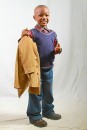 Good Lad 4pc Boys Outfit- Cord Jacket, Plaid Shirt, Vest and Denim Pants (5yrs)